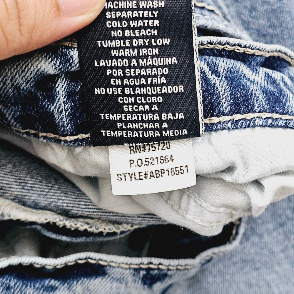 BKE Jake Straight Jeans Men 32W 33L Buckle Blue Stretch Denim Western - Picture 13 of 13